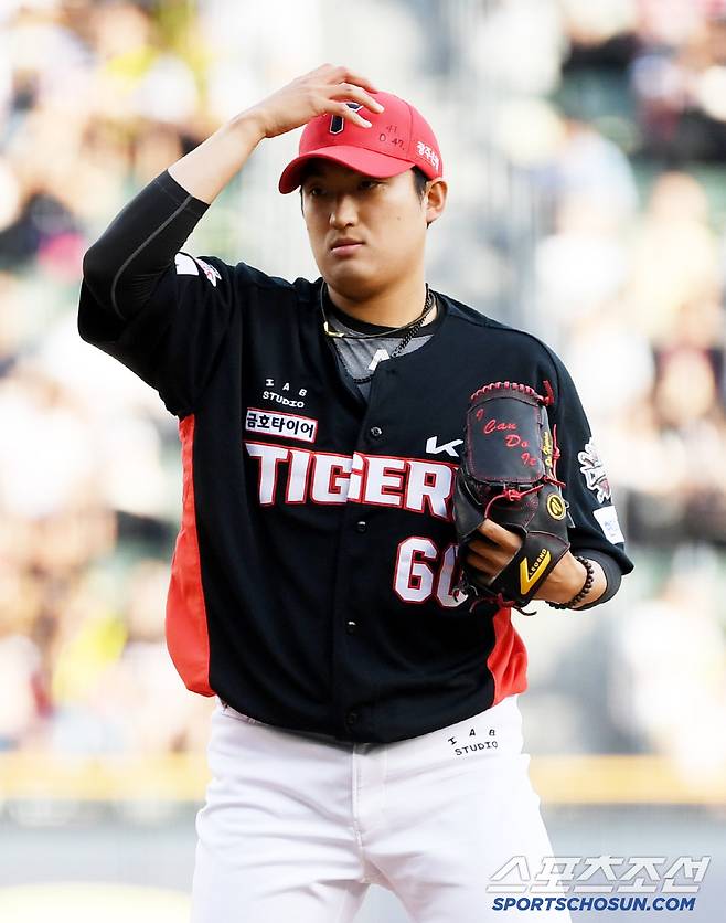 5일 잠실구장에서 열린 두산 베어스와 KIA 타이거즈의 경기. KIA 김도현이 역투하고 있다. 잠실=박재만 기자 pjm@sportschosun.com/2025.06.05/