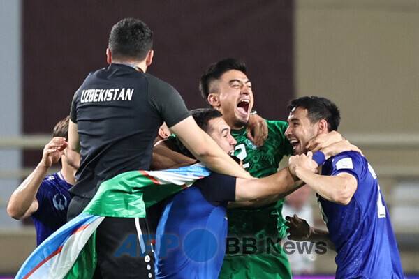 사상 첫 월드컵에 진출하는 우즈베키스탄. ⓒAFPBBNews = News1
