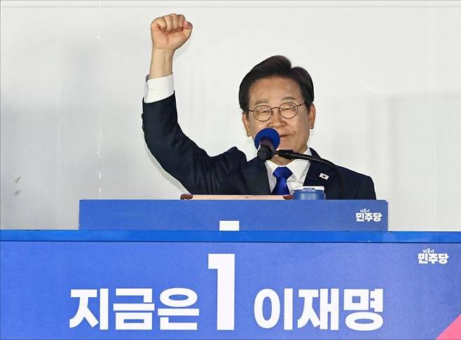 대선 후보 시절의 이재명 대통령 ⓒ데일리안 홍금표 기자