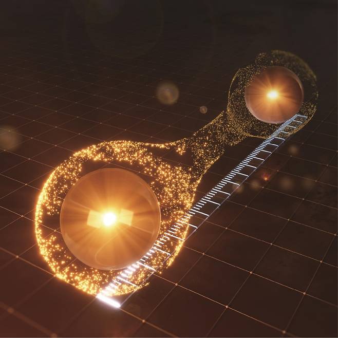 양자거리 측정 개념도.(제공=연세대학교 김근수 교수)