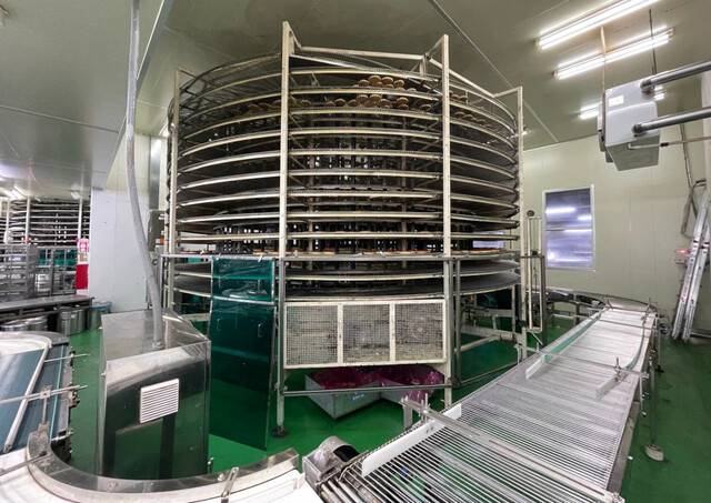 지난달 19일 오전 근로자 사망 사고가 발생한 경기도 시흥시 SPC삼립 시화공장의 컨베이어벨트. 시흥소방서 제공