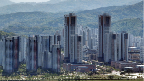 세종시의 아파트 밀집 지역. (출처=연합뉴스)