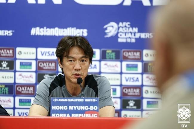 홍명보 감독. 사진=대한축구협회
