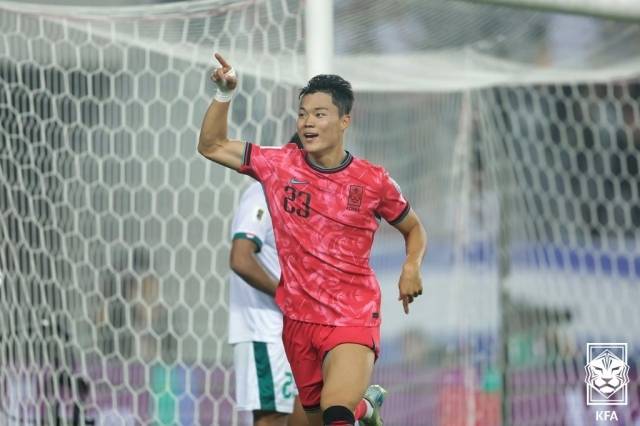 오현규는 홍명보 감독이 가장 믿고 맡길 수 있는 조커 카드다. 사진=대한축구협회 제공