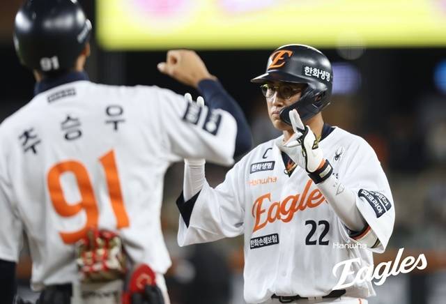 한화 중심 타선의 한 축을 책임지고 있는 채은성. 사진=한화 제공