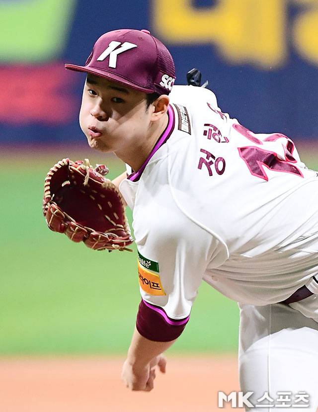 키움 정현우는 8일 선발 등판할 예정이다. 사진=김영구 기자