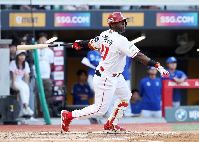 SSG 랜더스 기예르모 에레디아./SSG 랜더스