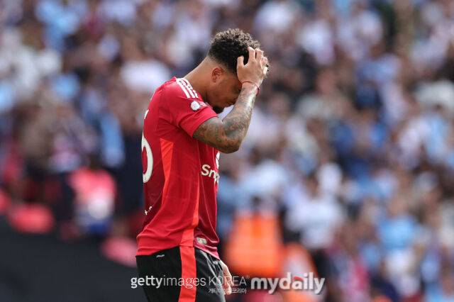 아모링 감독의 계획에서 제외된 제이든 산초. /게티이미지코리아