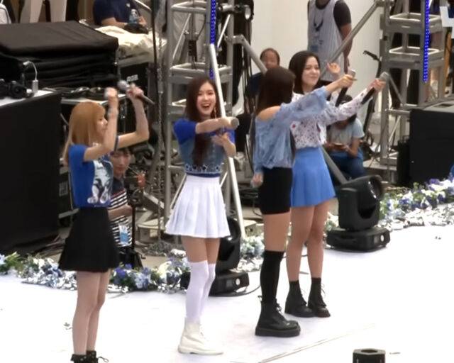 블랙핑크가 신인시절 라이브 무대를 꾸민 영상이 화제다. / 유튜브 ' Yonsei YVAC' 캡처