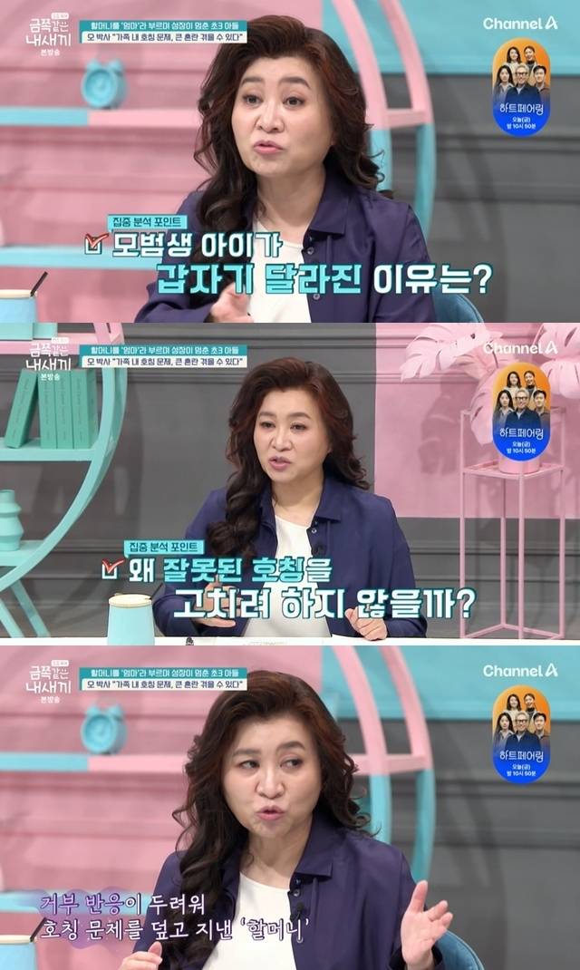 채널A ‘요즘 육아-금쪽같은 내새끼’ 캡처