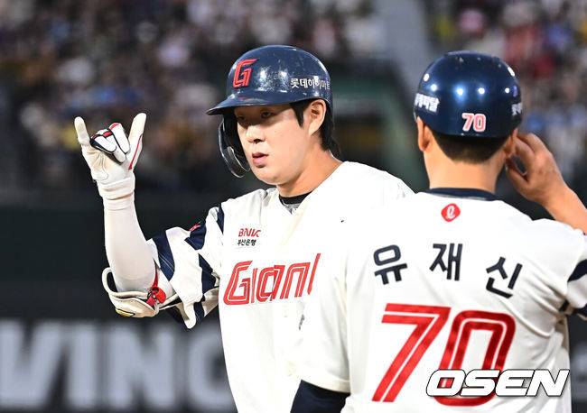 [OSEN=부산, 이석우 기자] 롯데 자이언츠 나승엽  / foto0307@osen.co.kr