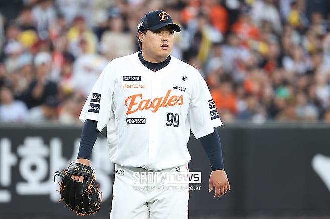 ▲ 왼쪽 내전근 불편함으로 1군 엔트리에서 말소된 류현진 ⓒ곽혜미 기자