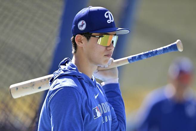 ▲ 훈련하는 김혜성 ⓒ연합뉴스/AP