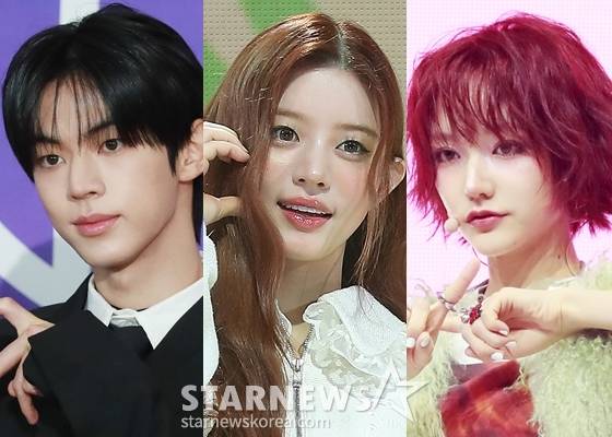 투어스 도훈, 아일릿 민주, 키키 지유(왼쪽부터) /사진=스타뉴스