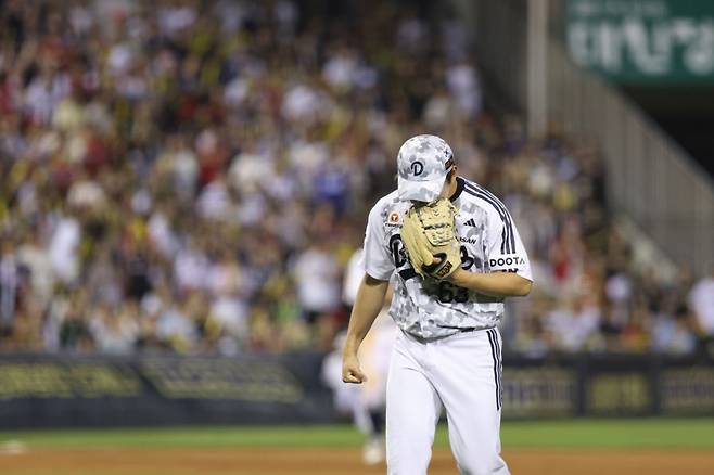 두산 베어스 투수 김택연. /사진=두산 베어스 제공