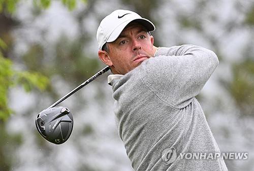 로리 매킬로이의 드라이버 스윙. [로이터=연합뉴스]