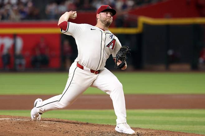 코빈 번스는 2021년 사이영상 수상자로 지난 겨울 애리조나 구단 역대 최고액 계약으로 이적했다. AFP연합뉴스