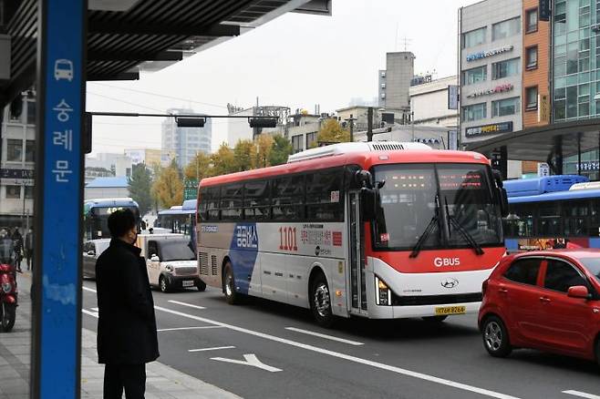 광역버스 1101. 양주시 제공