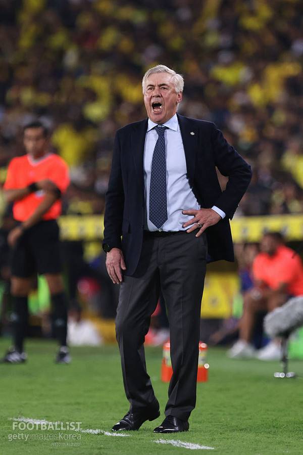 카를로 안첼로티 브라질 감독. 게티이미지코리아