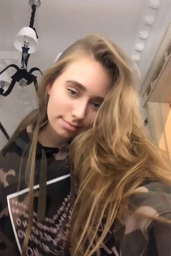 푸틴의 딸로 알려진 엘리자베타 크리보노기흐. [사진=더타임스 엑스 계정]