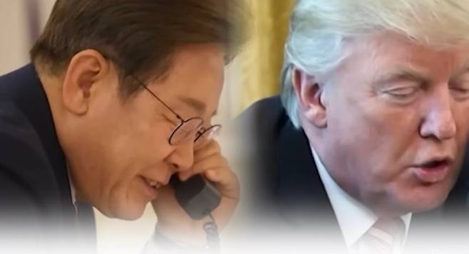 이재명 대통령(왼쪽), 도널드 트럼프 미국 대통령. (SBS 캡처)