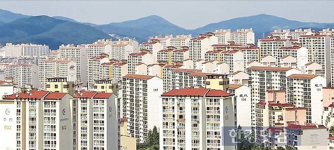 용인 수지구 아파트 단지 전경. 사진=한경DB