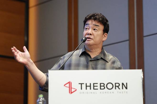백종원 더본코리아 대표.  사진=뉴스1