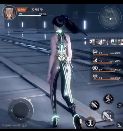 한국 게임사 시프트업의 ‘스텔라 블레이드’ 속 캐릭터를 도용한 중국 게임 광고 [출처 = 유튜브 광고 캡처]