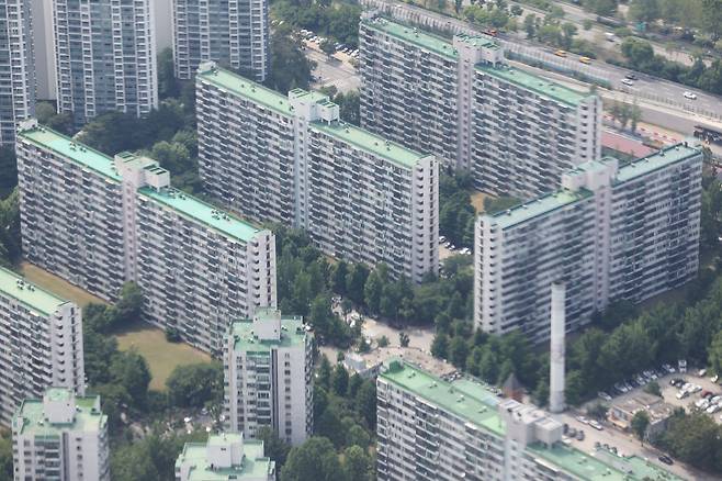 사진은 5일 서울 송파구 잠실 주공5단지. [연합]