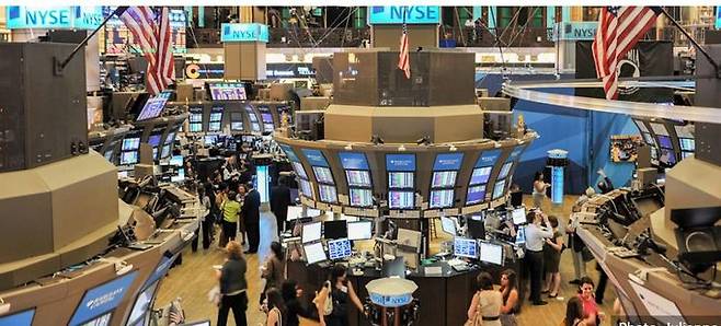 미국 뉴욕증권거래소.  *재판매 및 DB 금지