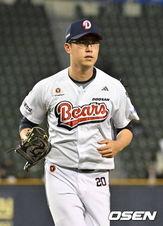 [OSEN=박준형 기자] 두산 김유성 2025.04.03 / soul1014@osen.co.kr