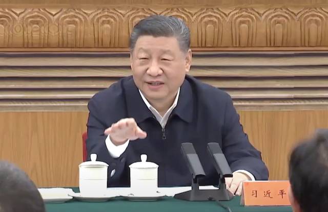 시진핑 중국 국가주석. 중국 중앙 텔레비전(CCTV) 캡처