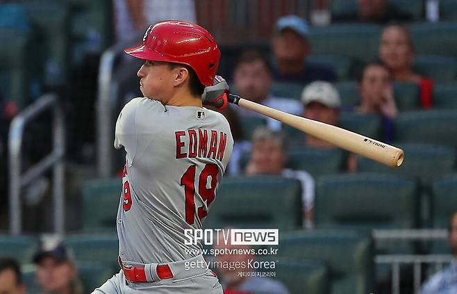 ▲ 토미 에드먼은 세인트루이스에서 활약한 5시즌 동안 큰 사랑을 받은 선수였다.