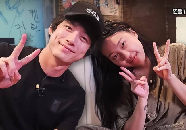 왼쪽부터 사카구치 켄타로, 이영지 /사진='차쥐뿔' 영상 캡처