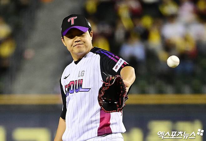 LG 트윈스 우완 장현식이 6월 7일 1군 엔트리에 등록된다. 사진 엑스포츠뉴스 DB