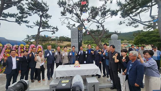 진도 조도초등학교 개교 100주년 기념식./진성영작가