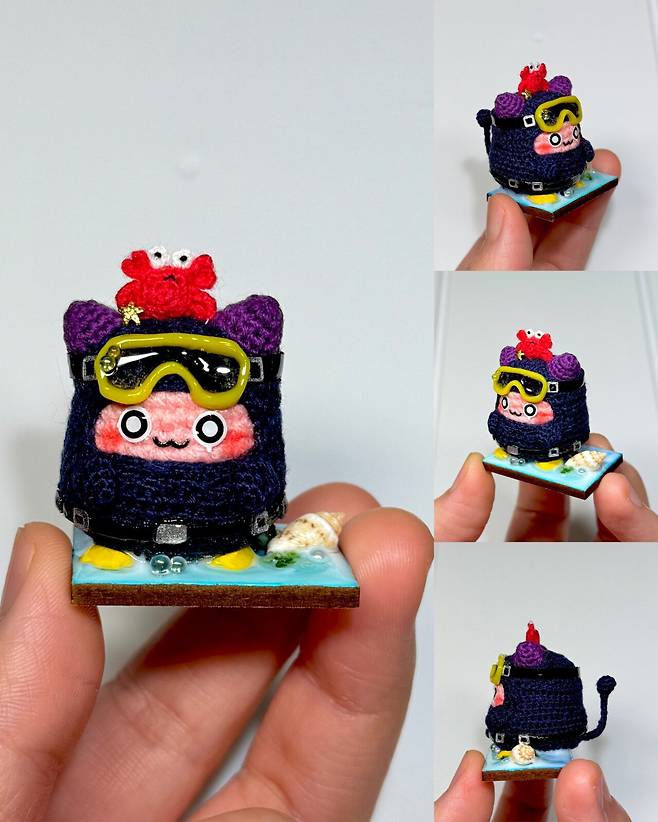 다이버 핑크빈.jpeg 하나뿐인 제주도 메이플 굿즈