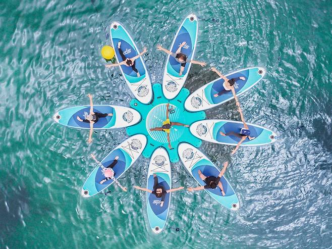 부산 광안리 SUP 요가 프로그램