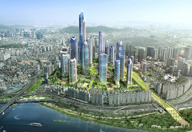 용산국제업무지구 조감도(전 용산정비창) /사진 제공=서울시