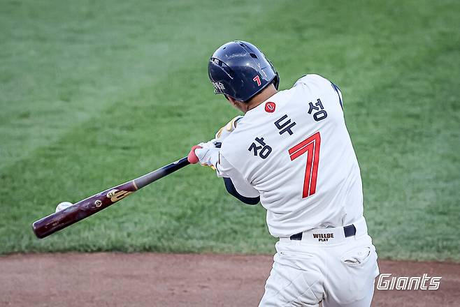 ▲ 장두성 ⓒ롯데 자이언츠