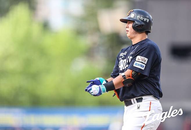 ▲ 노시환의 정상화라는 숙제를 안게 된 한화ⓒ한화이글스
