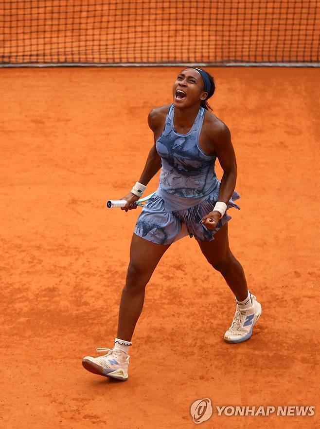 생애 처음으로 프랑스오픈 우승한 고프 [로이터=연합뉴스]