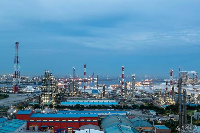 울산 석유화학단지 전경. 울산매일 포토뱅크