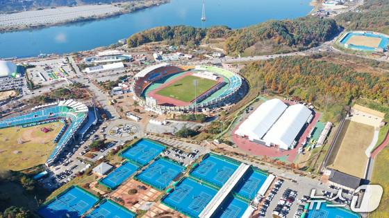 강원 춘천 송암스포츠타운 주경기장 전경.(뉴스1 DB)