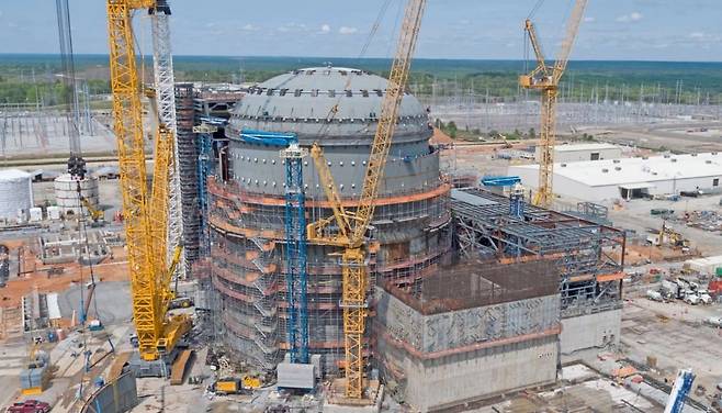 웨스팅하우스가 미국 조지아주에 있는 보글(Vogtle) 원전 3호기를 짓고 있다. 이 원전은 웨스팅하우스 가압경수로형 원전인 AP1000 모델을 적용했다. /웨스팅하우스