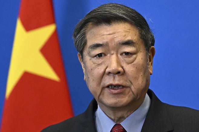 허리펑 중국 국무원 부총리. /AFP연합뉴스