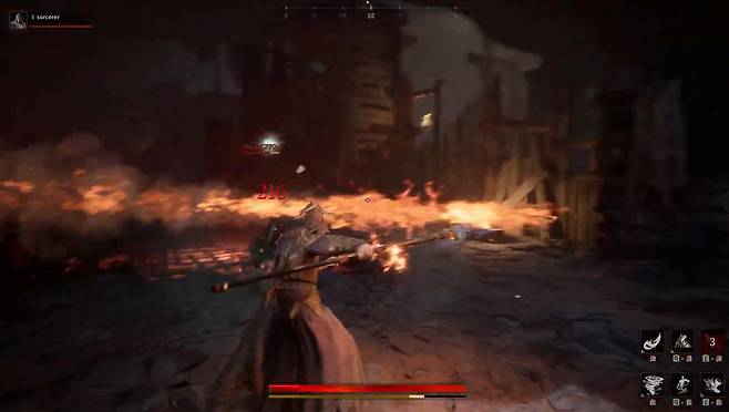 ▲ 6개의 주문을 미리 챙겨가는 마법사. 조작은 무척 쉽다.