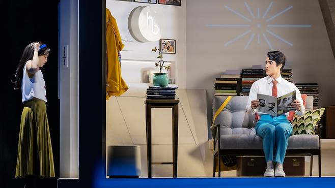 미국 뉴욕 브로드웨이에서 공연 중인 한국 창작뮤지컬 '어쩌면 해피엔딩'. /ⓒ에반 짐머만