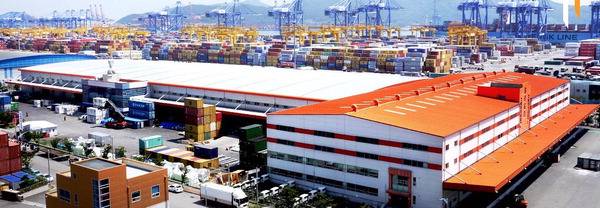 부산항 신항물류센터 전경. 홈페이지 캡처