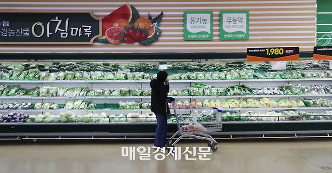 서울의 한 대형 마트에서 소비자들이 장을보고있다.2025.02.16 [이충우 기자]